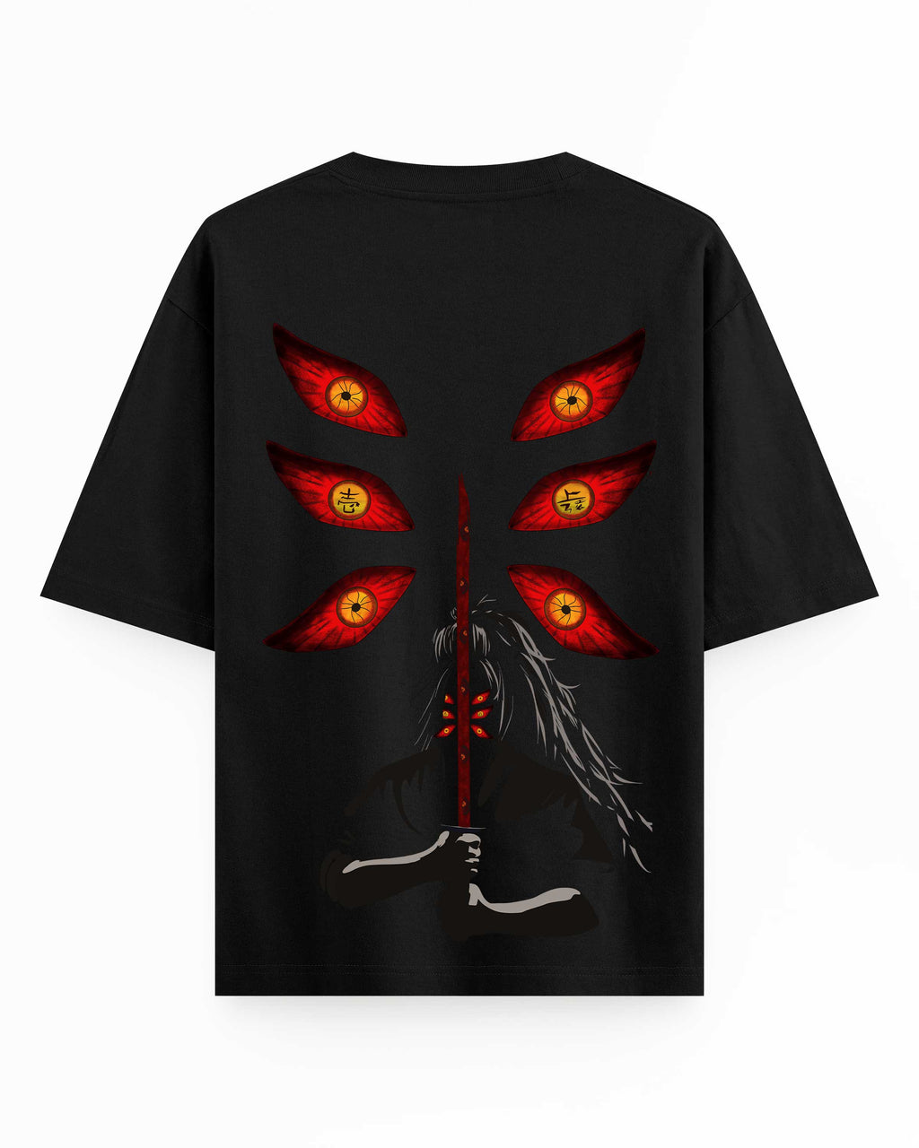 Upper Moon Black Oversized Tee