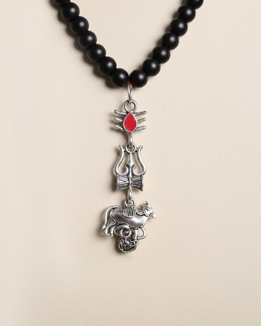 VARANASI Sacred Nandi and Trishul Pendant