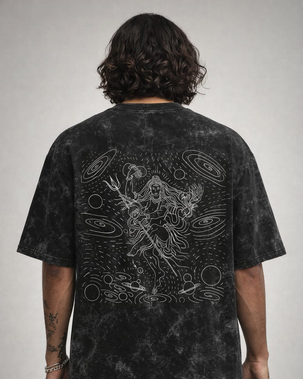 Shiva Acid wash Unisex Tee