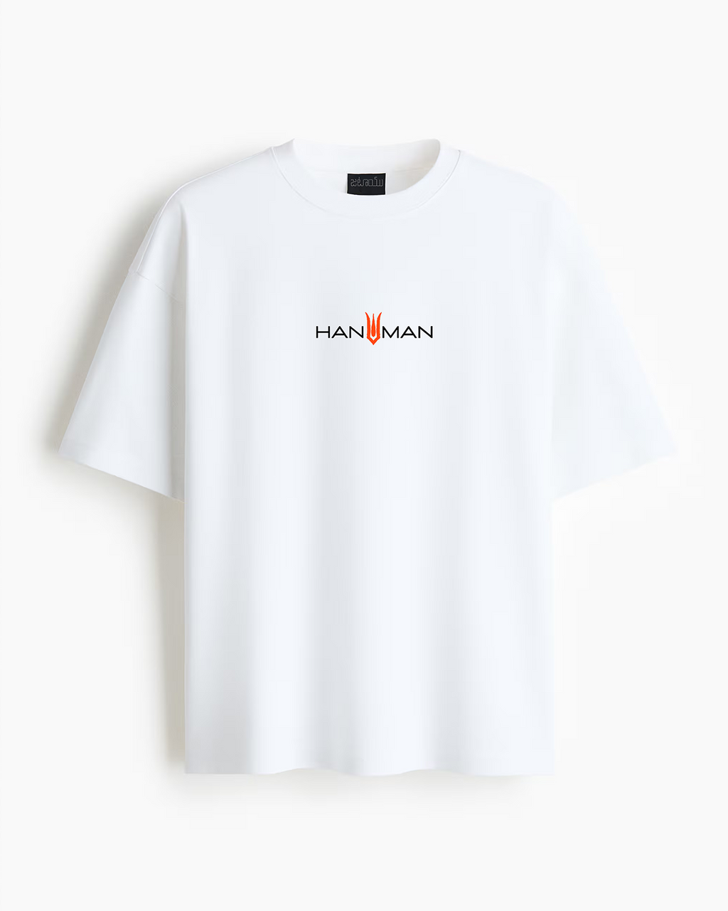 Hanuman Meditate Unisex Oversized White tee